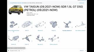 Spare psrts search on boodmo using car number plate and OEM catalog screenshot 4