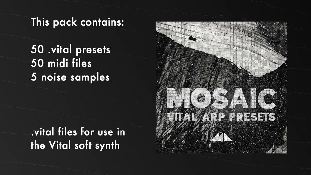 Mosaic - Vital Arp Presets Demo