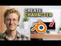 How to Create Character Modeling in Blender - Beginners Guide 2026