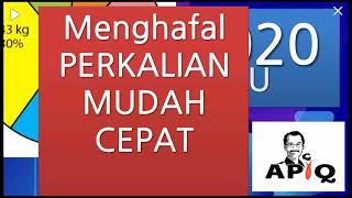 Menghafal perkalian 1 - 10 cara cepat mudah paham