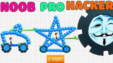 NOOB vs PRO vs HACKER in Draw Joust ! (Level 14 - 35 )