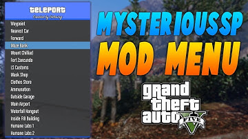 GTA V Single Player Mod Menu Showcase (MysteriousSP)
