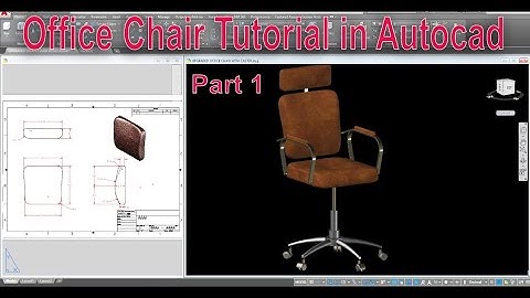 Office Chair Tutorial Pt. 1 "the backrest" Autocad