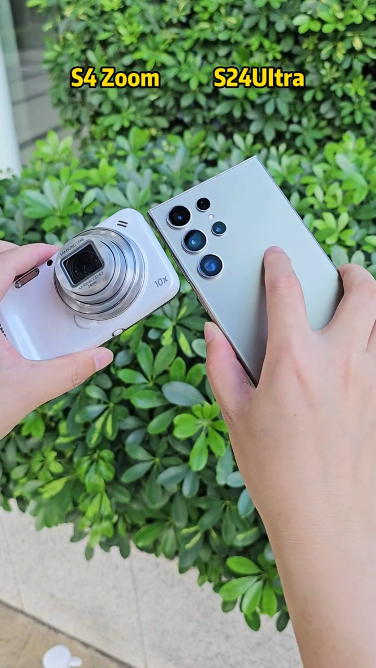 Samsung S4 VS S24UItra telephoto image comparison. You wouldn’t know that S4 was produced 10 #shorts