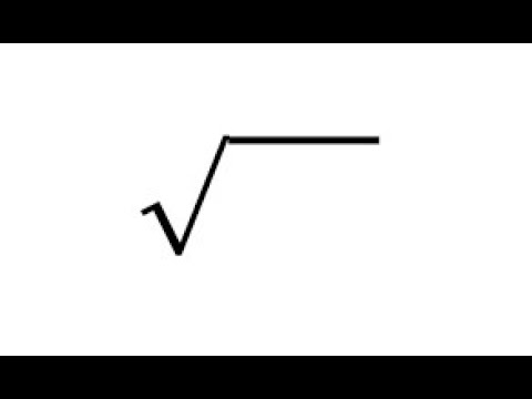 Video: Cách Viết Căn Bậc Hai