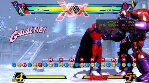 UMVC3: Magneto - 959,700k (1 Assist, 1 Meter)