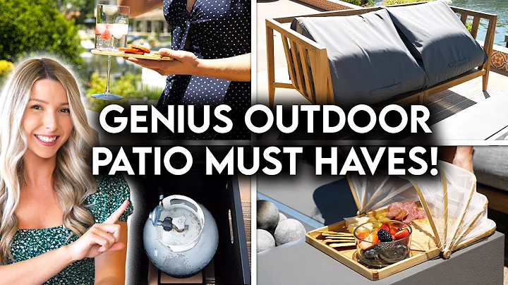 CLEVER OUTDOOR PATIO MUST HAVES | BACKYARD IDEAS + HOSTING TIPS - DayDayNews