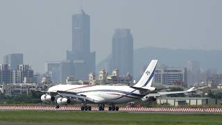 邦交國 史瓦帝尼王國A340專機首次抵達高雄機場！Kingdom of Eswatini A340-300 Arrived at Kaohsiung Int’l Airport (KHH/RCKH)
