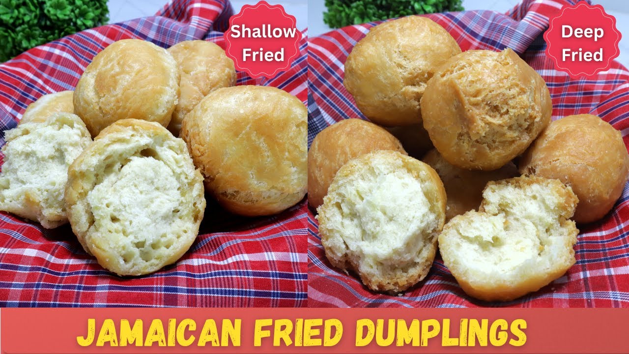 How to Make Jamaican Fried Dumplings 2 Methods Shallow Fried and Deep Fried JUENFO