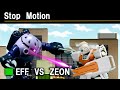 コマ撮り・ストップモーション　市街戦　手直し ［Gundam　Stop　Motion］