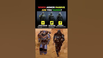WHICH ARMOR PASSIVE ARE YOU TAKING? - Helldivers 2