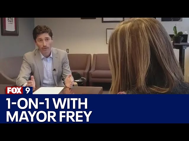 Mayor Frey talks Minneapolis safety, homeless encampments in sit