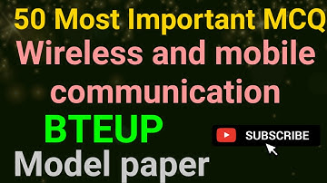 50 que wireless and mobile communication|polytechnic classes|polytechnic model paper @VUVisionUnlimited