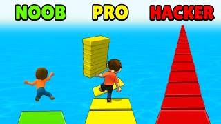 🤢 NOOB vs 😎 PRO vs 😈 HACKER - Shortcut Run (Voodoo) | Download Play Store APK screenshot 2