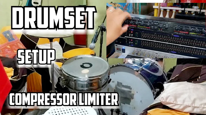 Drumset Setup With Compressor Limiter Alesis 3630