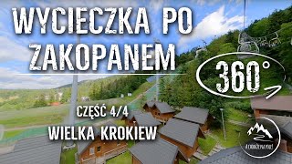 Wielka Krokiew SKOCZNIA - wjazd na skocznie i zejście. - Zakopane - Film 360° - cz. 4/4