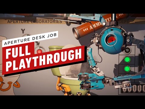 28 Minutes of Aperture Desk Job Gameplay (Full Playthrough)