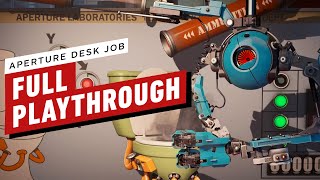 28 Minutes of Aperture Desk Job Gameplay (Full Playthrough)