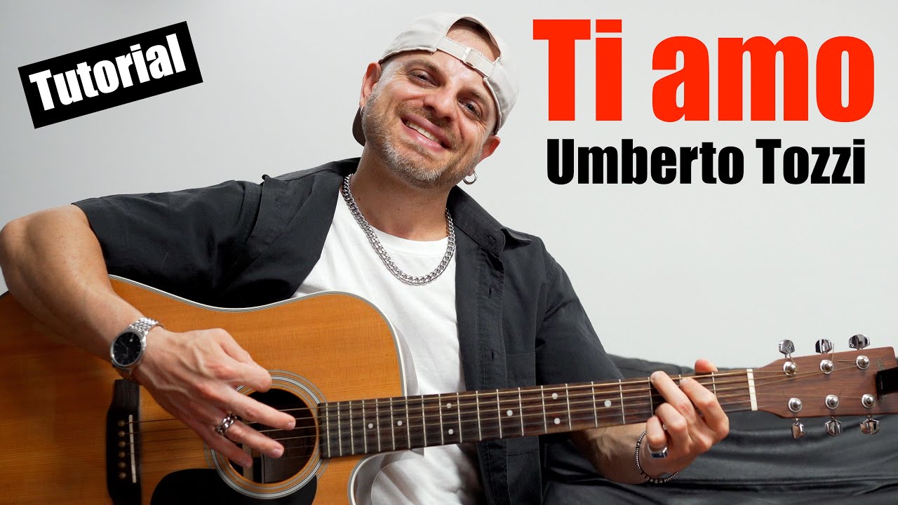 Umberto Tozzi - Ti Amo - Tutorial Chitarra