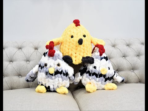 HAND KNIT A CHUNKY CHICKEN