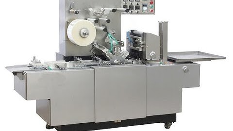 Transparent film 3D overwrapping machine for packets hotel soaps box cellophane packaging system