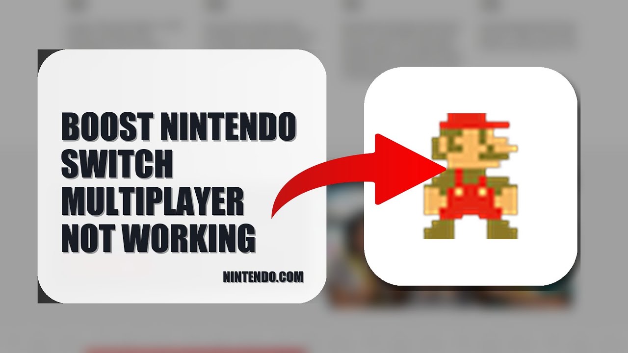 How To Boost Nintendo Switch Multiplayer Not Working 2025 (EASY GUIDE ...
