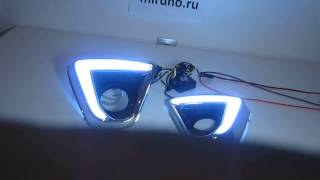 видео: ДХО для Mazda CX 5 вариант 5 COB полоса 2011-16 картинка: ДХО для Mazda CX 5 вариант 5 COB полоса 2011-16