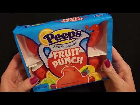 ASMR | Marshmallow Peeps Flavor Varieties Show & Tell (Soft Spoken)
