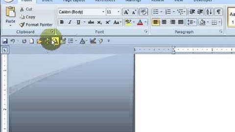 Word 2007 Tutorial - Add Autocorrect to The Quick Access Toolbar