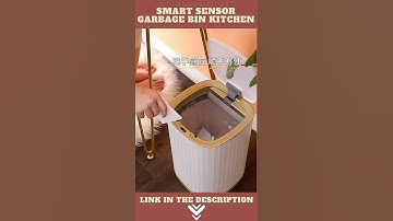 Smart home gadgets .Smart Sensor Garbage Bin Kitchen#shorts #smarthomegadgets #smartgadgets