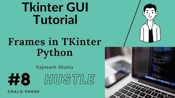 Frames in GUI with Tkinter in Python #8👍
