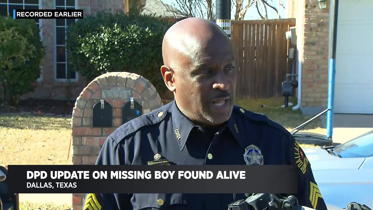 Dpd Press Conference Missing Dallas 11 Year Old Traveon Michael Griffin Found Alive Youtube