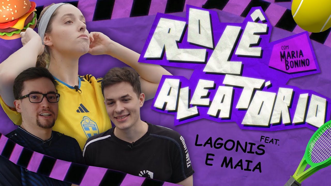 MAIA E MARIA FAZEM AULA DE TÊNIS COM O LAGONIS I Rolê Aleatório #2