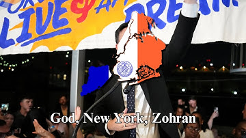 "God, New York, Zohran" - New York Pro-Mamdani Song (God, Syria, Bashar Parody)