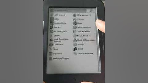 Root Nook Simple Touch with upgraded NookManager