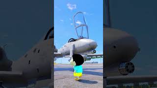 DADDU HULK GIFTS SUPER PLANE TO BABY HULK IN GTA5 #shorts #gta5