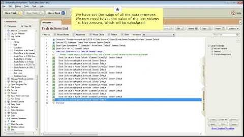 Automation Anywhere Excel Integration demo