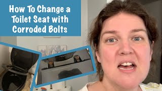 How to Change a Toilet Seat with Corroded Bolts