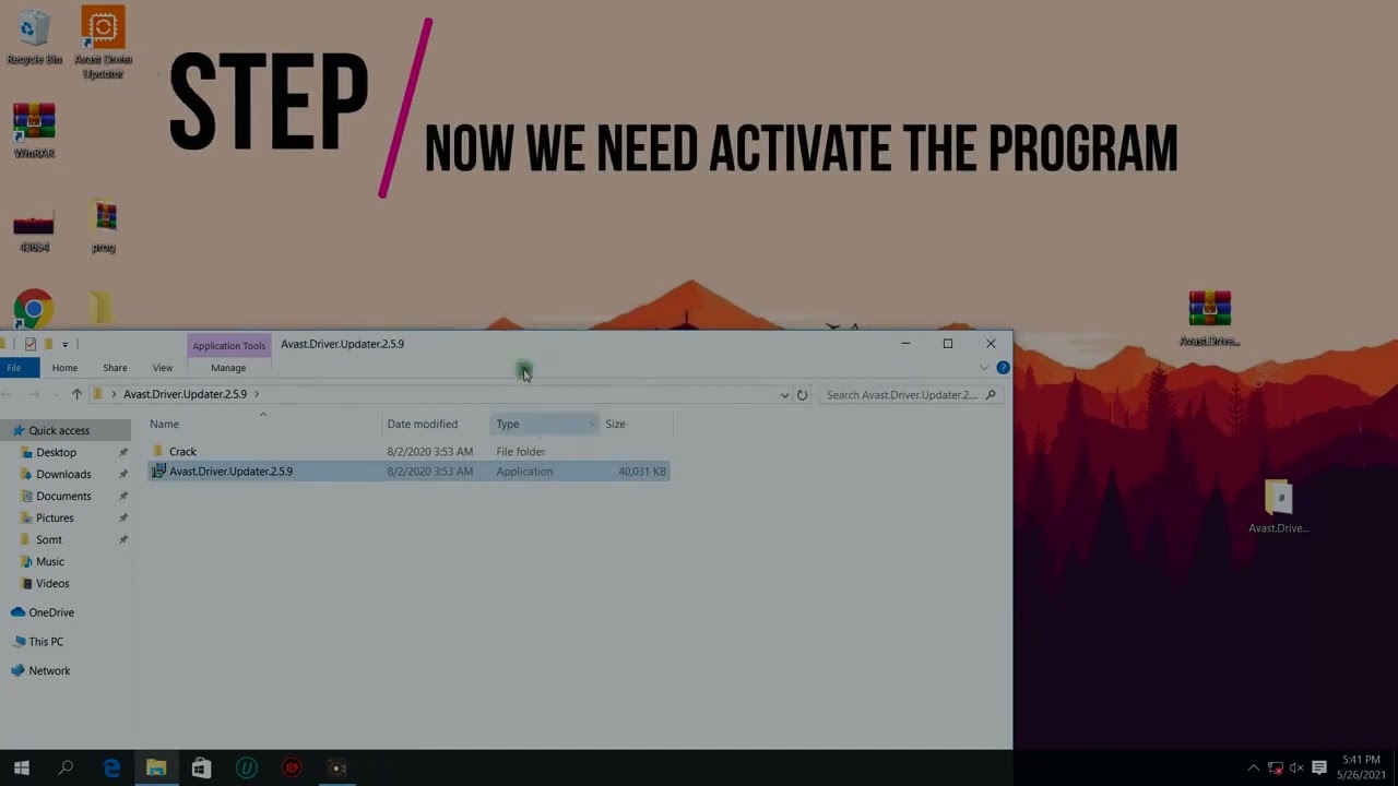 Avast Premium install and activate license key 2022 crack free download link