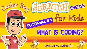 Scratch Tutorial #4 | What is Coding? Easy Coding for Kids (English) #scratch #kids #english