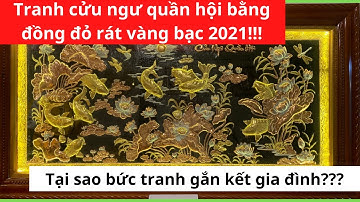 Tại sao lại treo tranh cửu ngư quần hội bằng đồng???
