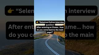 How to Switch Back from iFrame to Main Page in Selenium Python | Selenium Tutorial#selenium