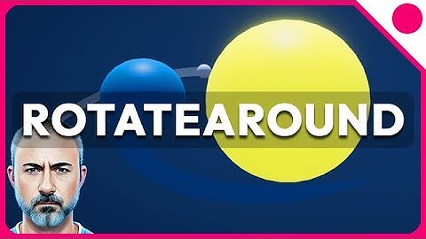 DESCUBRE cómo rotar alrededor u orbitar un objeto en Unity - Tutorial