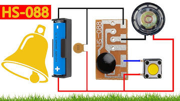 HS-088 Dingdong Tone Doorbell Voice Module IC Sound Chip For DIY/Toy || HS088 Audio Effects Chip