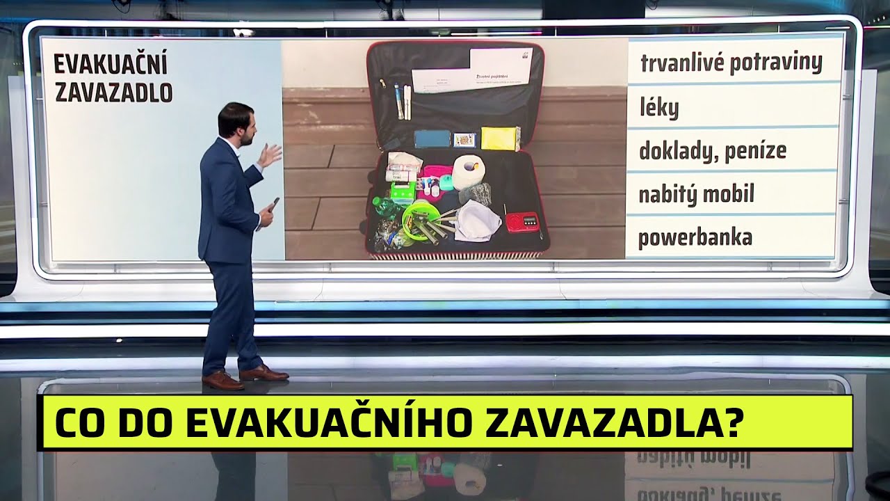 PŘEHLEDNĚ: Jak sbalit evakuační zavazadlo. Podívejte se, co v něm nesmí chybět