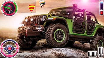 Offroad Jeep Driving Simulator - ios Android gameplay - Jeep Stunts -Uphill Mountain Jeep Driving #3