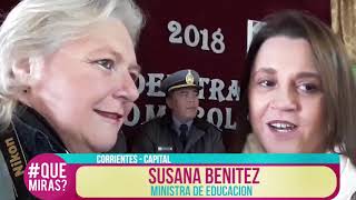 Susana Benitez Ministra De Educacion De La Provincia De Corrientes