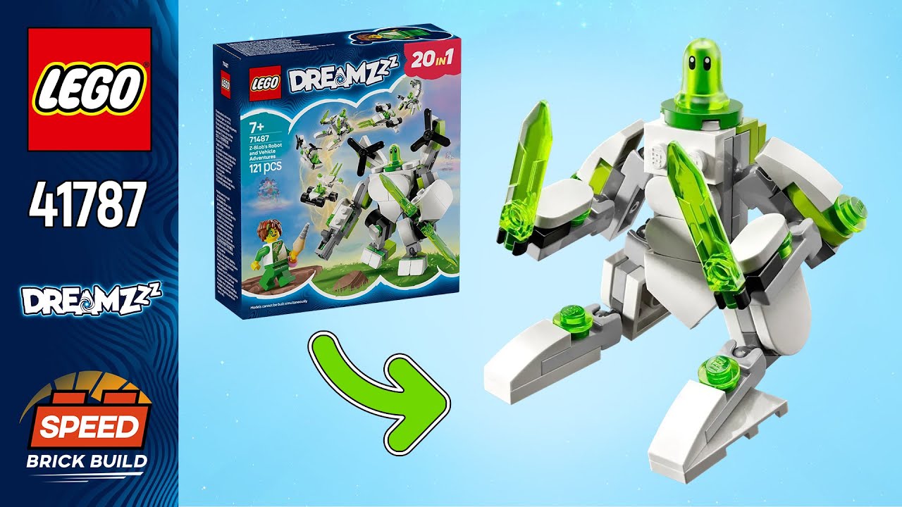LEGO DREAMZzz Mech (71487) Alternate Build for Z-Blob’s Robot & Vehicle Adventures | Instructions