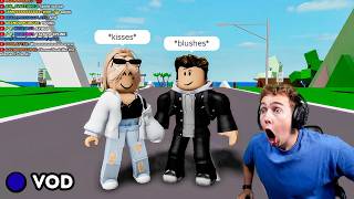 exposing E-DATERS in ROBLOX BROOKHAVEN.. (VOD)