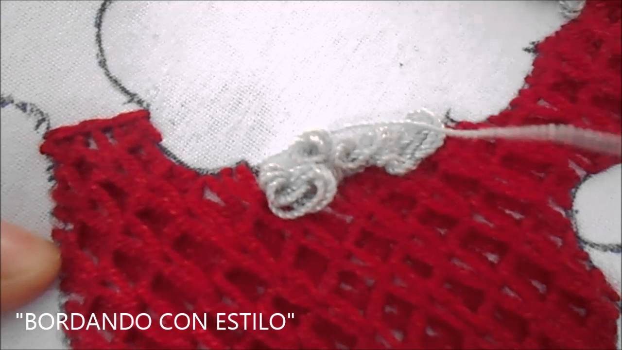 BARBA DE SANTA (OCHOS) PASO A PASO  *BordandoConEstilo*